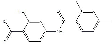 4-[(2,4-dimethylbenzoyl)amino]-2-hydroxybenzoic acid