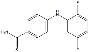 4-[(2,5-difluorophenyl)amino]benzene-1-carbothioamide