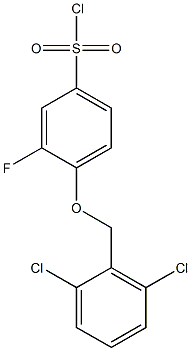 4-[(2,6-dichlorophenyl)methoxy]-3-fluorobenzene-1-sulfonyl chloride
