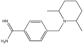 4-[(2,6-dimethylpiperidin-1-yl)methyl]benzenecarboximidamide