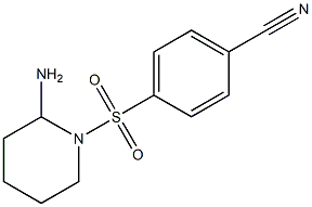  4-[(2-aminopiperidine-1-)sulfonyl]benzonitrile