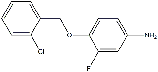 4-[(2-chlorophenyl)methoxy]-3-fluoroaniline