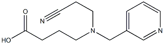 4-[(2-cyanoethyl)(pyridin-3-ylmethyl)amino]butanoic acid