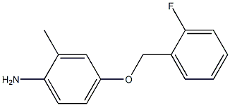  4-[(2-fluorophenyl)methoxy]-2-methylaniline