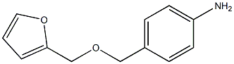 4-[(2-furylmethoxy)methyl]aniline Struktur