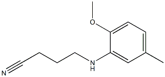 4-[(2-methoxy-5-methylphenyl)amino]butanenitrile