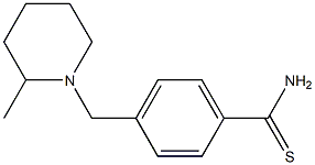 4-[(2-methylpiperidin-1-yl)methyl]benzenecarbothioamide