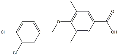 4-[(3,4-dichlorophenyl)methoxy]-3,5-dimethylbenzoic acid