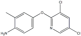 4-[(3,5-dichloropyridin-2-yl)oxy]-2-methylaniline 化学構造式