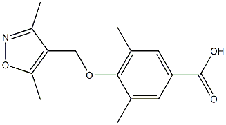 4-[(3,5-dimethyl-1,2-oxazol-4-yl)methoxy]-3,5-dimethylbenzoic acid|