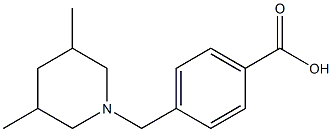 4-[(3,5-dimethylpiperidin-1-yl)methyl]benzoic acid
