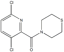 4-[(3,6-dichloropyridin-2-yl)carbonyl]thiomorpholine Structure