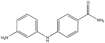 4-[(3-aminophenyl)amino]benzamide Struktur