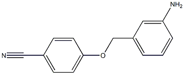 4-[(3-aminophenyl)methoxy]benzonitrile|