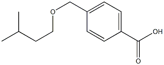 4-[(3-methylbutoxy)methyl]benzoic acid 化学構造式