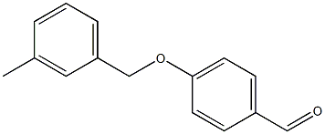4-[(3-methylphenyl)methoxy]benzaldehyde,,结构式