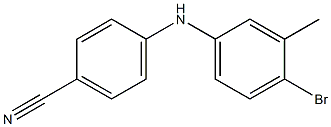 4-[(4-bromo-3-methylphenyl)amino]benzonitrile