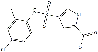 4-[(4-chloro-2-methylphenyl)sulfamoyl]-1H-pyrrole-2-carboxylic acid