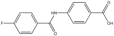 4-[(4-fluorobenzoyl)amino]benzoic acid