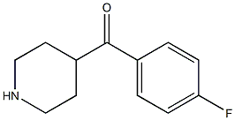 4-[(4-fluorophenyl)carbonyl]piperidine Struktur