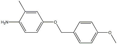 4-[(4-methoxyphenyl)methoxy]-2-methylaniline Structure
