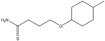 4-[(4-methylcyclohexyl)oxy]butanethioamide Structure