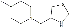 4-[(4-methylpiperidin-1-yl)methyl]-1,3-thiazolidine