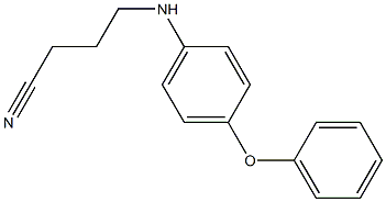 4-[(4-phenoxyphenyl)amino]butanenitrile Structure