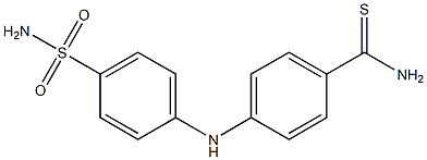 4-[(4-sulfamoylphenyl)amino]benzene-1-carbothioamide Struktur