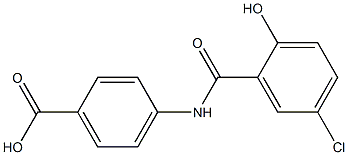 4-[(5-chloro-2-hydroxybenzene)amido]benzoic acid