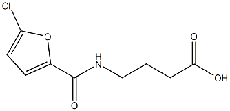 4-[(5-chlorofuran-2-yl)formamido]butanoic acid