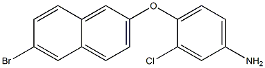 4-[(6-bromonaphthalen-2-yl)oxy]-3-chloroaniline