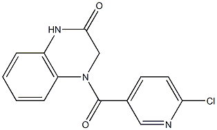 4-[(6-chloropyridin-3-yl)carbonyl]-1,2,3,4-tetrahydroquinoxalin-2-one|