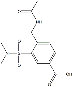 4-[(acetylamino)methyl]-3-[(dimethylamino)sulfonyl]benzoic acid