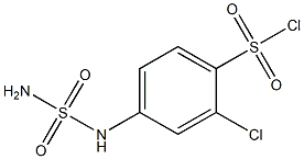 4-[(aminosulfonyl)amino]-2-chlorobenzenesulfonyl chloride