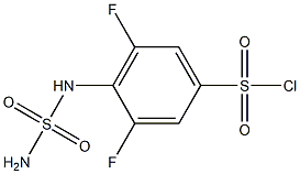 4-[(aminosulfonyl)amino]-3,5-difluorobenzenesulfonyl chloride