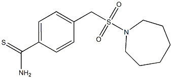 4-[(azepane-1-sulfonyl)methyl]benzene-1-carbothioamide