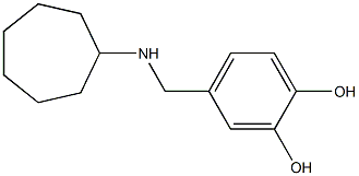 4-[(cycloheptylamino)methyl]benzene-1,2-diol