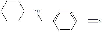 4-[(cyclohexylamino)methyl]benzonitrile Structure