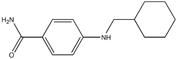 4-[(cyclohexylmethyl)amino]benzamide