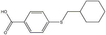  4-[(cyclohexylmethyl)sulfanyl]benzoic acid