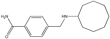 4-[(cyclooctylamino)methyl]benzamide Structure