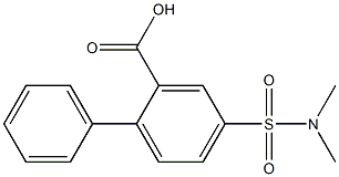 4-[(dimethylamino)sulfonyl]-1,1'-biphenyl-2-carboxylic acid Structure