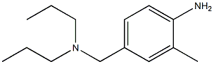 4-[(dipropylamino)methyl]-2-methylaniline 化学構造式