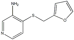 4-[(furan-2-ylmethyl)sulfanyl]pyridin-3-amine