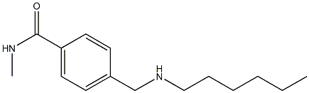 4-[(hexylamino)methyl]-N-methylbenzamide Structure