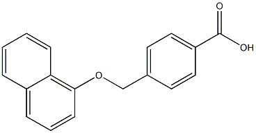 4-[(naphthalen-1-yloxy)methyl]benzoic acid