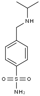  4-[(propan-2-ylamino)methyl]benzene-1-sulfonamide