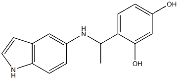  4-[1-(1H-indol-5-ylamino)ethyl]benzene-1,3-diol