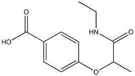 4-[1-(ethylcarbamoyl)ethoxy]benzoic acid